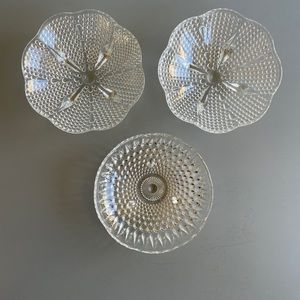 Elegant Clear Glass Serveware Set